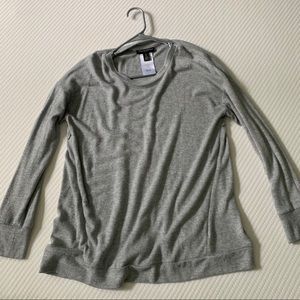 Gray A Pea in the Pod Nursing Sweater M